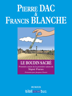 cover image of Le boudin sacré